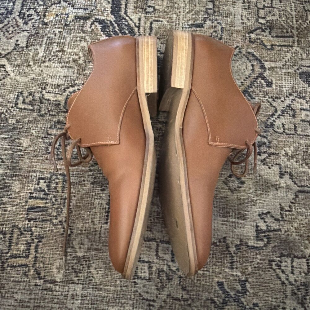 Everlane Womens Brown The Modern Oxford Shoes Size 6 Made In Italy - Picture 3 of 6